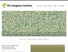 Tablet Screenshot of imaginary-institute.com